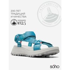 Сандалии Clarks, размер 35,5 EU, голубой