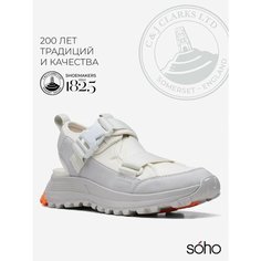 Сандалии Clarks, размер 36 EU, светло-серый