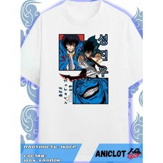 Футболка ANICLOT, размер S, белый