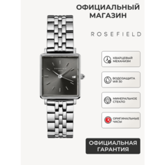 Наручные часы Rosefield The Boxy, черный/серебристый