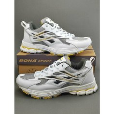 Кроссовки Bona, полнота 6 (RU)/ на среднюю стопу, размер 41, белый/желтый