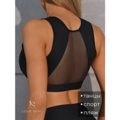 Кроп-топ Love Skin, размер S, черный