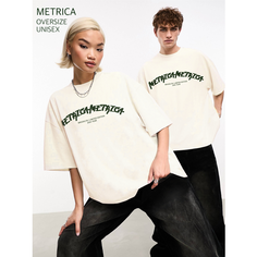 Футболка METRICA, размер 44-46, бежевый