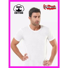 Футболка Oztas футболка мужмкая хлопок, 1 шт., размер XXL, white