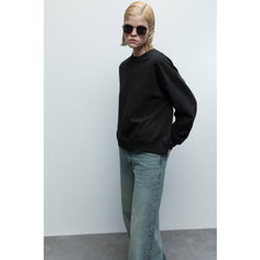 Свитшот Befree Basic, размер M, , черный