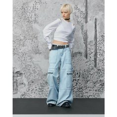 Джинсы Gloria Jeans, размер 18+/170, голубой