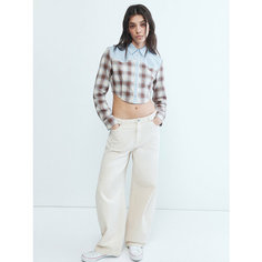 Брюки багги Befree Young, размер L/XL/170, кремовый/светлый беж