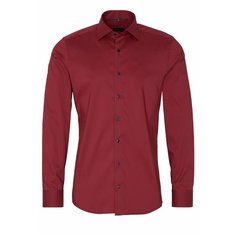 Рубашка Eterna Slim Fit, размер 39, красный