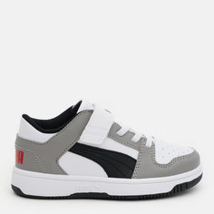 Кроссовки PUMA Pm Rebound Layup Lo SL V PS, размер 1 UK, белый/серый