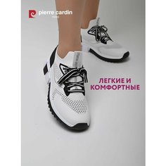 Кроссовки Pierre Cardin Осень-зима 2024, полнота G (EU)/ на среднюю и широкую стопу, размер 36, белый