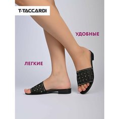 Шлепанцы T.Taccardi, размер 38, черный