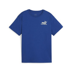 Футболка PUMA Ess+ Mid 90s Graphic Tee, размер 128, синий