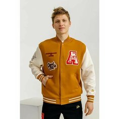 Бомбер ANTA, размер XL, горчичный, коричневый, бежевый