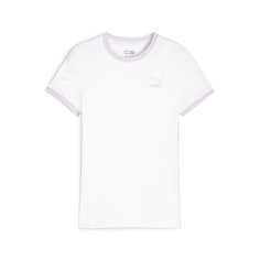 Футболка PUMA Classics Mtch Pnt Tee, размер 152, белый