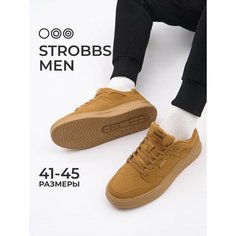 Кроссовки STROBBS, полнота 6 (RU)/ на среднюю стопу, размер 45, горчичный