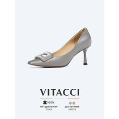 Туфли лодочки VITACCI, размер 39, серебряный