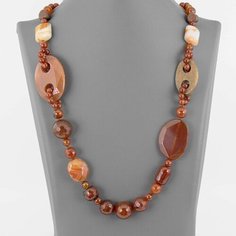 Бусы Minera, сердолик, длина 79 см