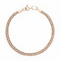 Браслет JEWELIN, красное золото, 585 проба, длина 19 см.