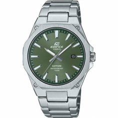 Наручные часы CASIO Edifice, зеленый, серебряный