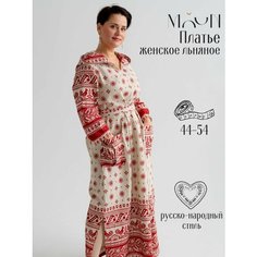Платье MOUN Весна-лето 2024, размер 48-50, красный