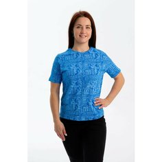 Футболка Интерлок, размер 104, cиний