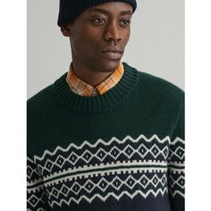 Джемпер GANT, размер 2XL, , синий