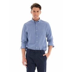 Рубашка GANT, размер 4XL, синий
