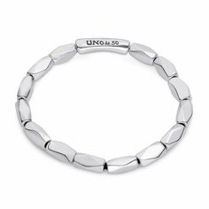 Браслет UNOde50, размер 16.5 см, серебряный