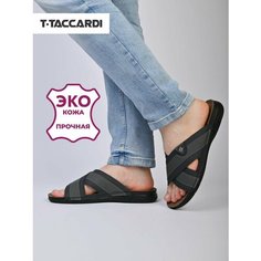 Шлепанцы T.Taccardi, размер 41, синий, серый