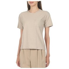 Футболка Maison David, размер M, бежево-коричневый