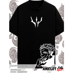 Футболка ANICLOT, размер XS, черный