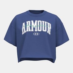 Футболка Under Armour Heavyweight, размер S, фиолетовый