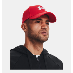 Бейсболка Under Armour Blitzing для взрослых и детей, размер L/XL, красный