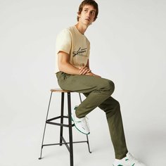 Брюки классические LACOSTE, размер T42, хаки