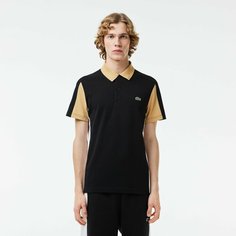 Поло LACOSTE Regular Fit, размер T4, серый/бежевый