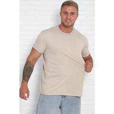 Футболка Палитра ТЕКСТИЛЬ, размер 58, бежевый