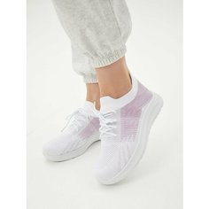 Кроссовки Nobbaro YEEZY BOOST, полнота 6, размер 38, сиреневый