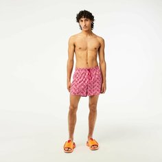 Шорты для плавания LACOSTE, размер TXL, розовый