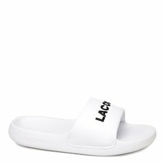 Шлепанцы LACOSTE, размер 42, белый