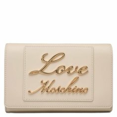 Сумка клатч LOVE MOSCHINO, светло-бежевый