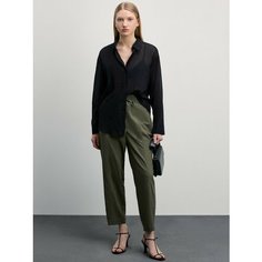 Брюки классические Zarina, размер XL (RU 50)/170, хаки/оливковый