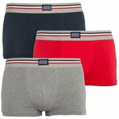 Трусы Jockey Cotton Stretch, комплект из 3 шт., размер 2XL, красный