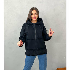 Джинсовая куртка , размер XL (52-54), черный Kiriko