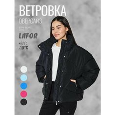 Куртка LAFOR Оверсайз, размер 40 (XS), черный