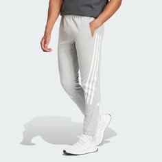 Брюки джоггеры adidas Future Icons 3-Stripes, размер S, светло-серый