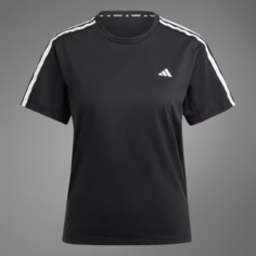 Футболка adidas Own the Run 3-Stripes, размер L INT, черный
