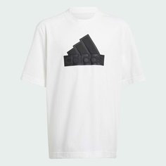 Футболка adidas, размер 128, белый