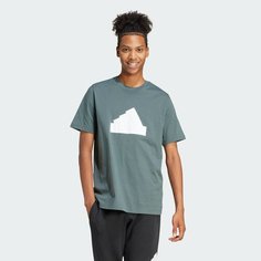 Футболка adidas, размер S, legend ivy