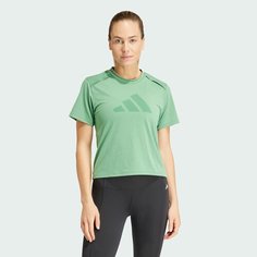 Футболка adidas Power Performance Big Logo, размер S, preloved green