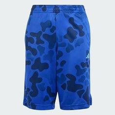 Шорты adidas Train Essentials, размер 128, lucid blue/dark blue/blue burst